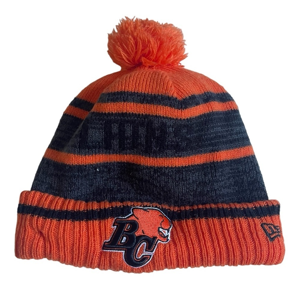 New Era CFL BC Lion On Field Pompom Toque OS